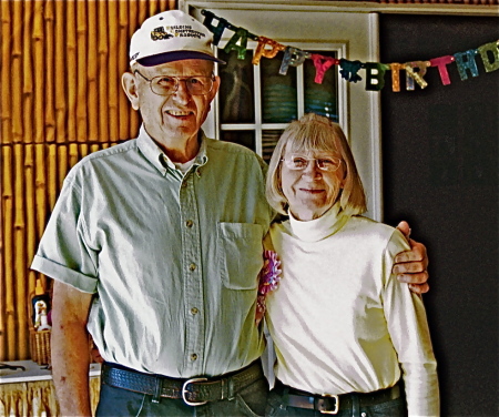 my mom and step-dad on her 80th...