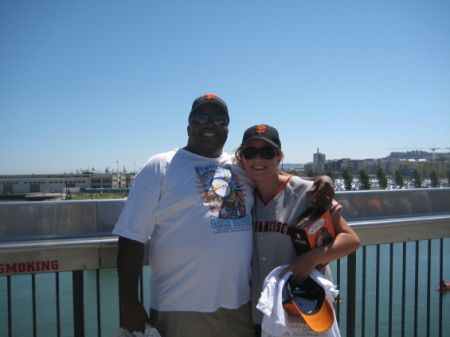 Me and my neice at the ballpark