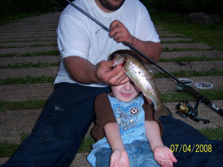 ~ Dylan's 1st fish ~