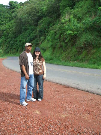 My husband and I in Costa Rica