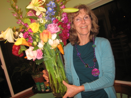 sixty flowers on my 60th birthday!