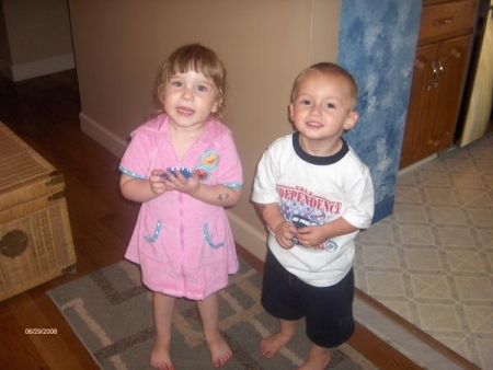 Sophia & Joey (grandkids:)