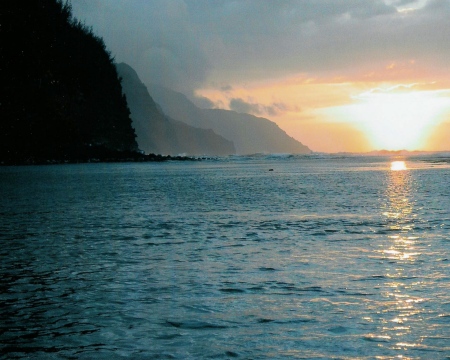 lake in the mountains