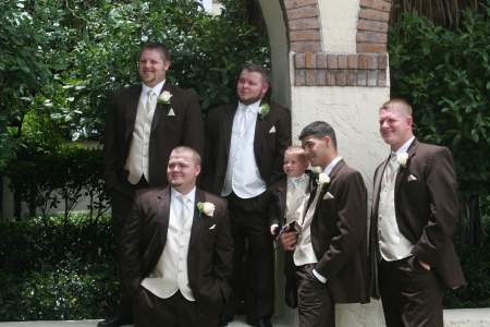 What a handsome group of Groomsmen!