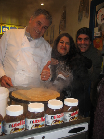 The crepe master in the Latin Quarter