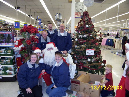 Shop with a cop at Christmas