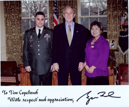 Photo Op with President Bush