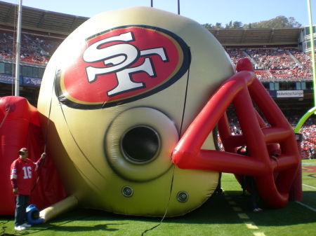 49er's helmet