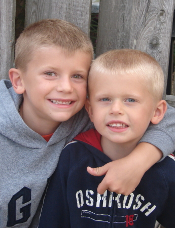 My boys on vacation at LBI in 2008