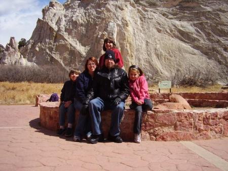 My new family at the Garden of the Gods