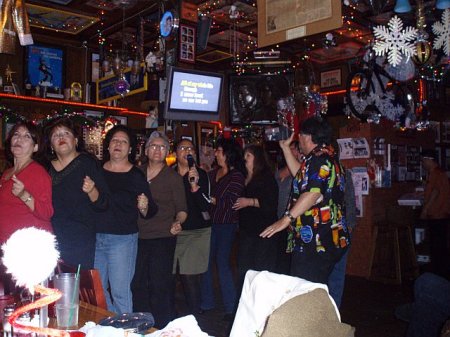 karaoke night with the girls  2007