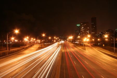 View From North Ave. Pedestrian Bridge at LSD