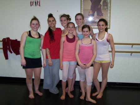 Katrina and her dance team at L.A. Dance
