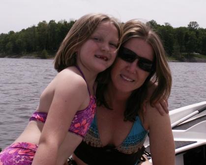 McKenzie and Kathy at the lake!