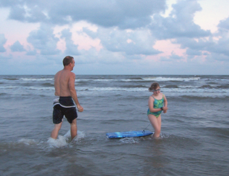 Surf at Galveston, TX