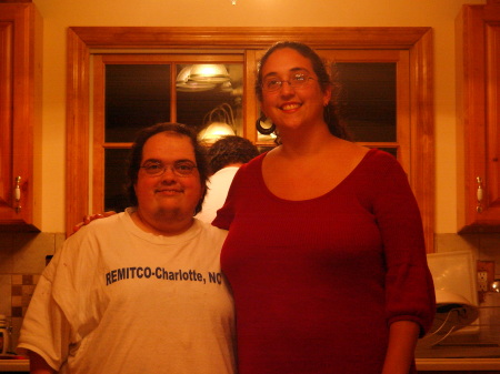 Andrea and Lauren, August 2008