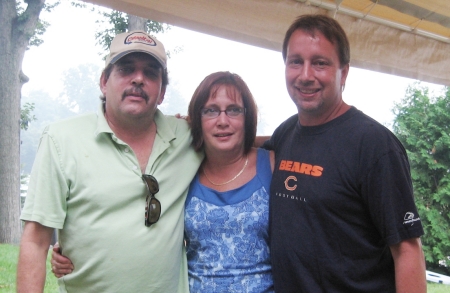 Three of my kids: Paul, Kathleen and Duane