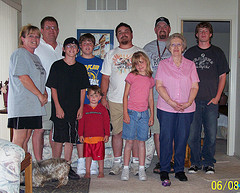 Family at Mom's House in Pueblo West 8Jun08