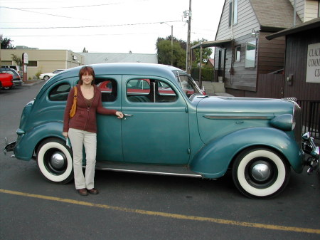 My cute Wife Tanya and 38 Plymouth