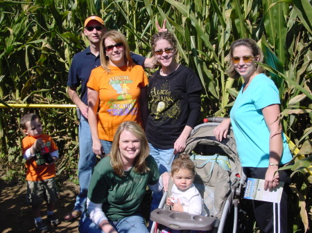 The Gang at the Pumpkin Patch and Corn Maze