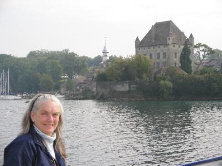 Lake Geneva taking boat Switzerland to France