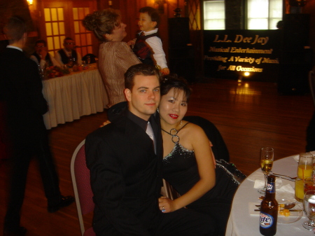 My son James and his fiancee Jessica