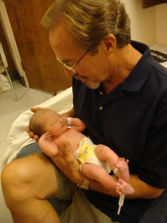 Grandpa and New Grandaughter