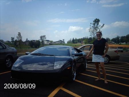 Me and a fine looking car