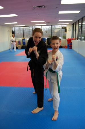 Jonathan at Taekwondo