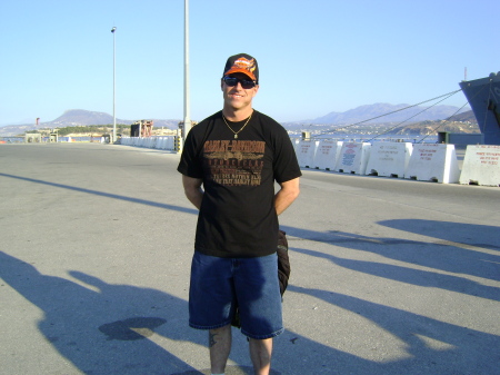 Me in Souda Bay Greece