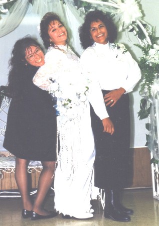 wedding '95 my sisters and me