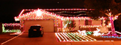 My house Christmas 2007