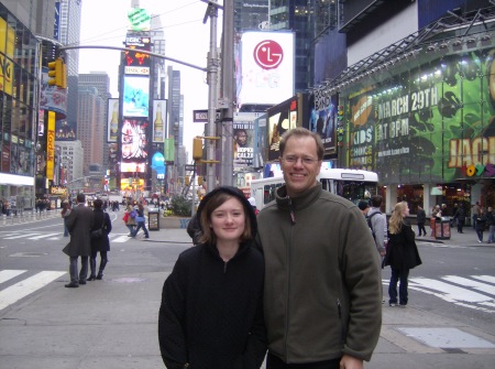 Anna & Ron in Times Square 2008