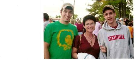 Me & my nephews at a football game.