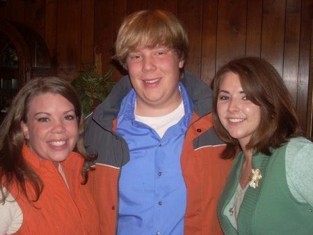 Julie, Andrew, and cousin Elizabeth