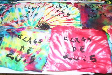 My Student's great tie-dyes!