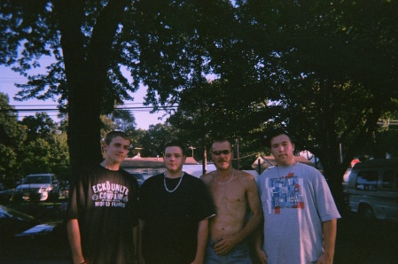 josh and friends on graduation day 2006