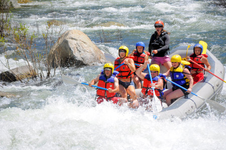 RAFTING ON THE MERCED