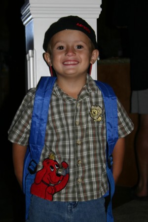 Chase's 1st day of kindergarden