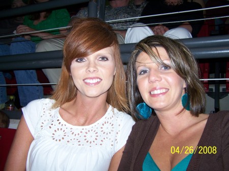 Me and Audrey at Sugarland Concert