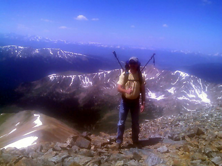 On top of Grays Peay July 2008