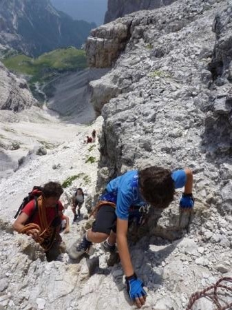 Traffic jam on the mountain