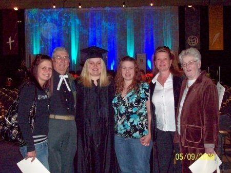 Graduation at Concordia with family(daughter)