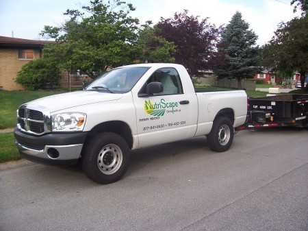 My truck with dump trailer