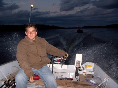 My Son Michael Fishing In Minnesota 2008