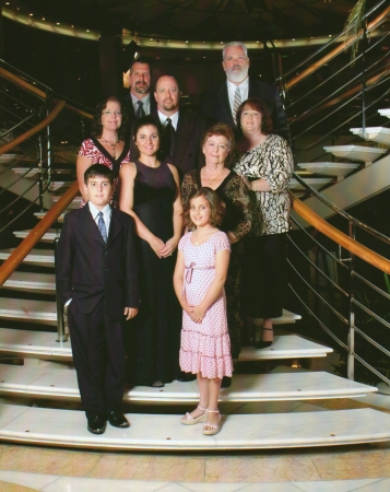 Family Picture aboard the Dawn Princess