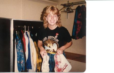 Robert Plant's dressing room, July 7, 1985