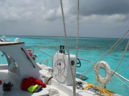 Sailing in Grand Cayman