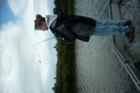 Pike fishing in the rain!