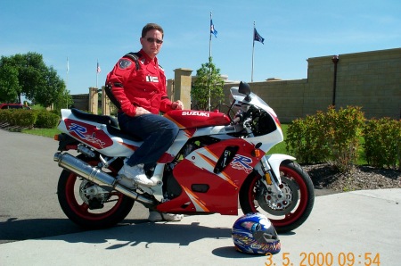 Me and my 1993 Suzuki GSXR-600